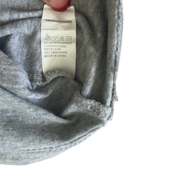 Boys casual sz 90 T-Shirt with Attitude Print gray color short sleeve round neck - Picture 4 of 8